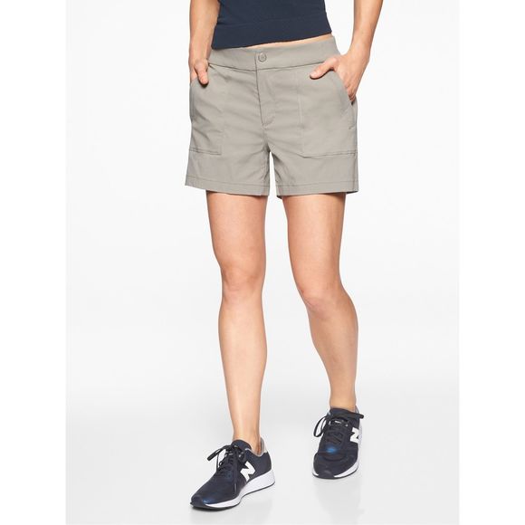 Athleta Trekkie Shorts 4” 0 Grey Womens Outdoor Trail Hiking Athletic Techwear - Picture 11 of 11